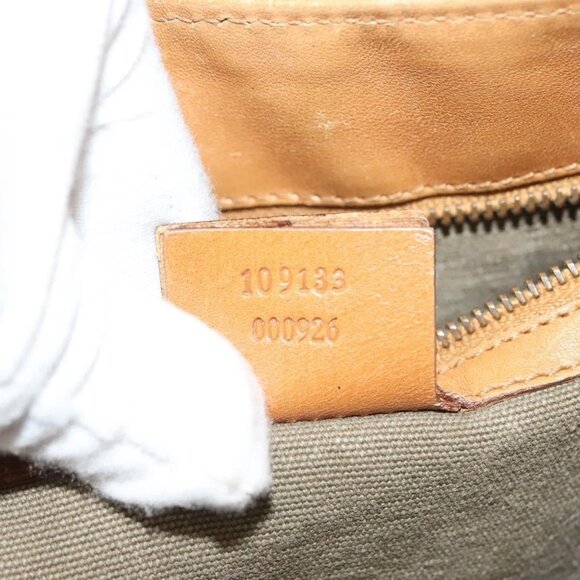 GUCCI Tote Bag Canvas Beige 109133 Auth 139271 - Picture 11 of 15